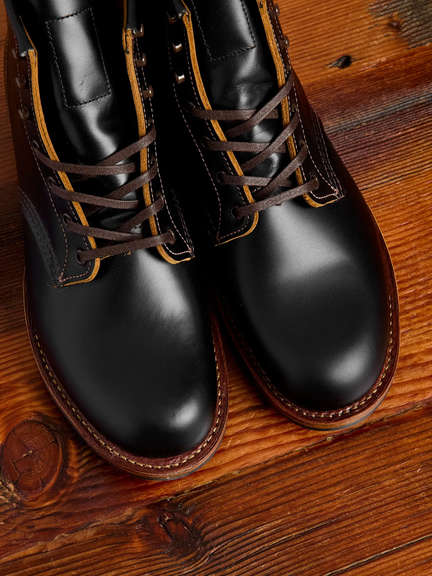 9060 Flatbox Beckman Boot in Black Klondike