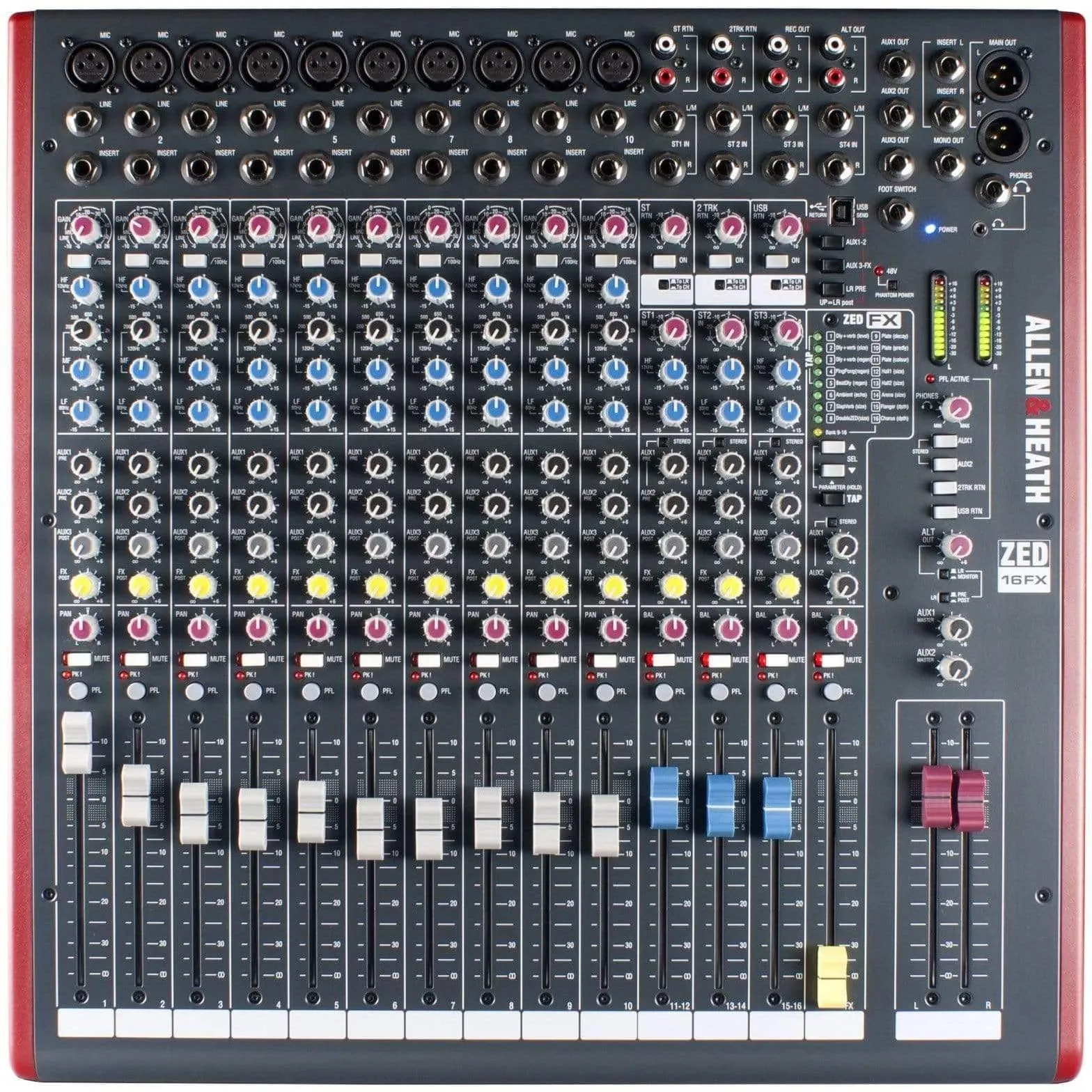 Allen & Heath ZED16FX Analog Mixer