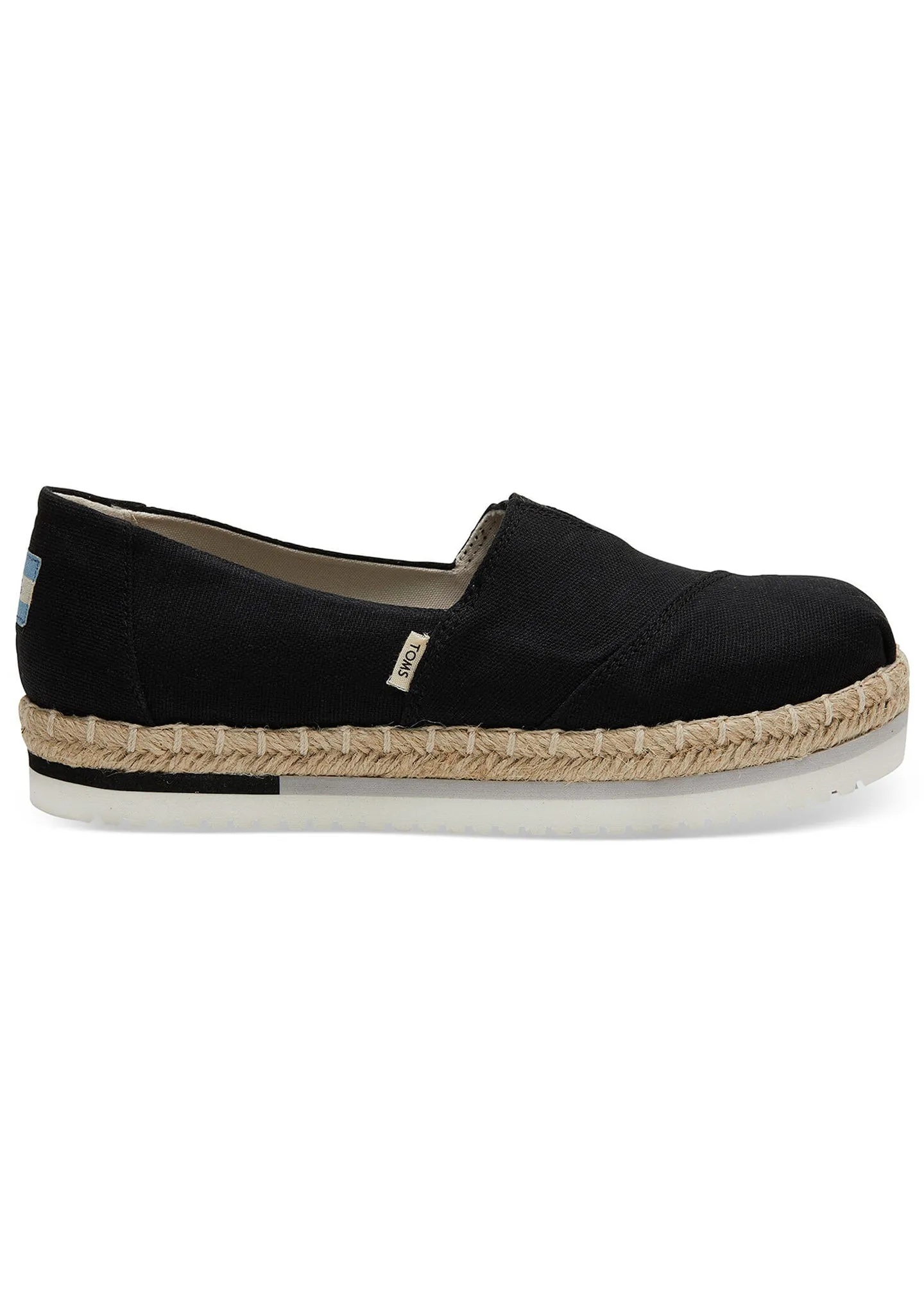 Alpargata Black Heritage Platform Espadrille