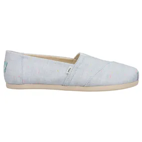 Alpargata Canvas Slip On Flats