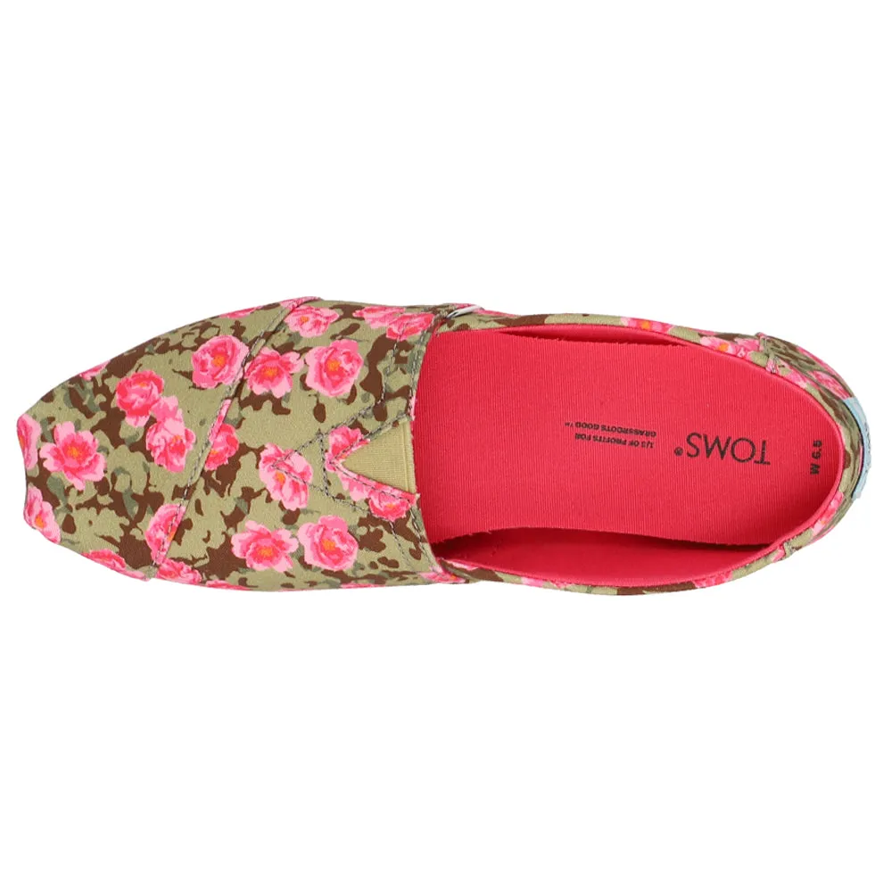 Alpargata Floral Slip On Flats