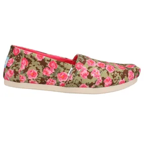 Alpargata Floral Slip On Flats