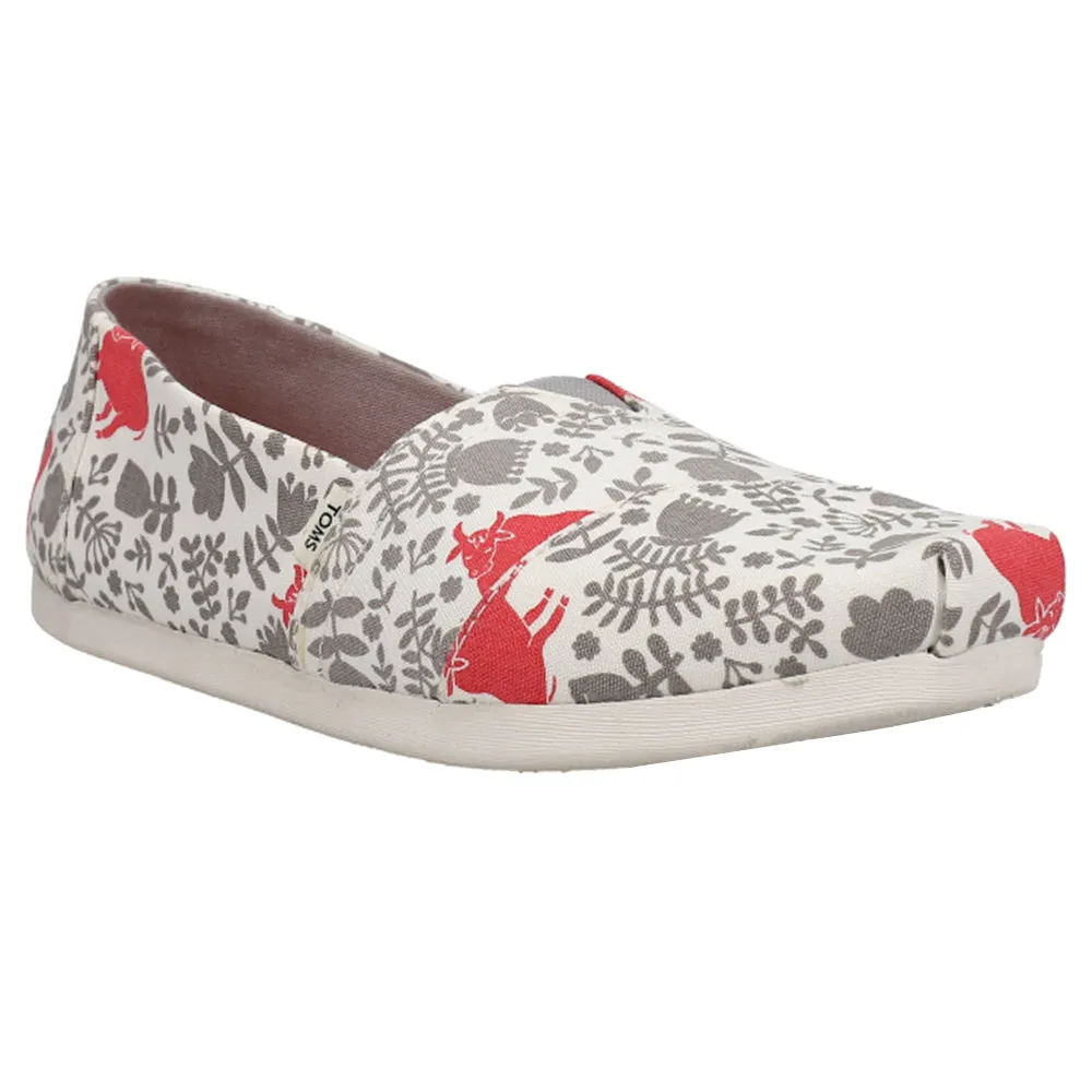 Alpargata Floral Slip On Flats