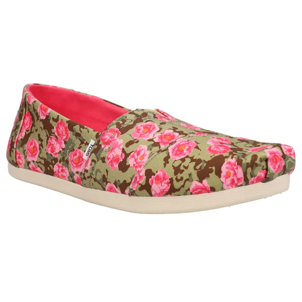 Alpargata Floral Slip On Flats