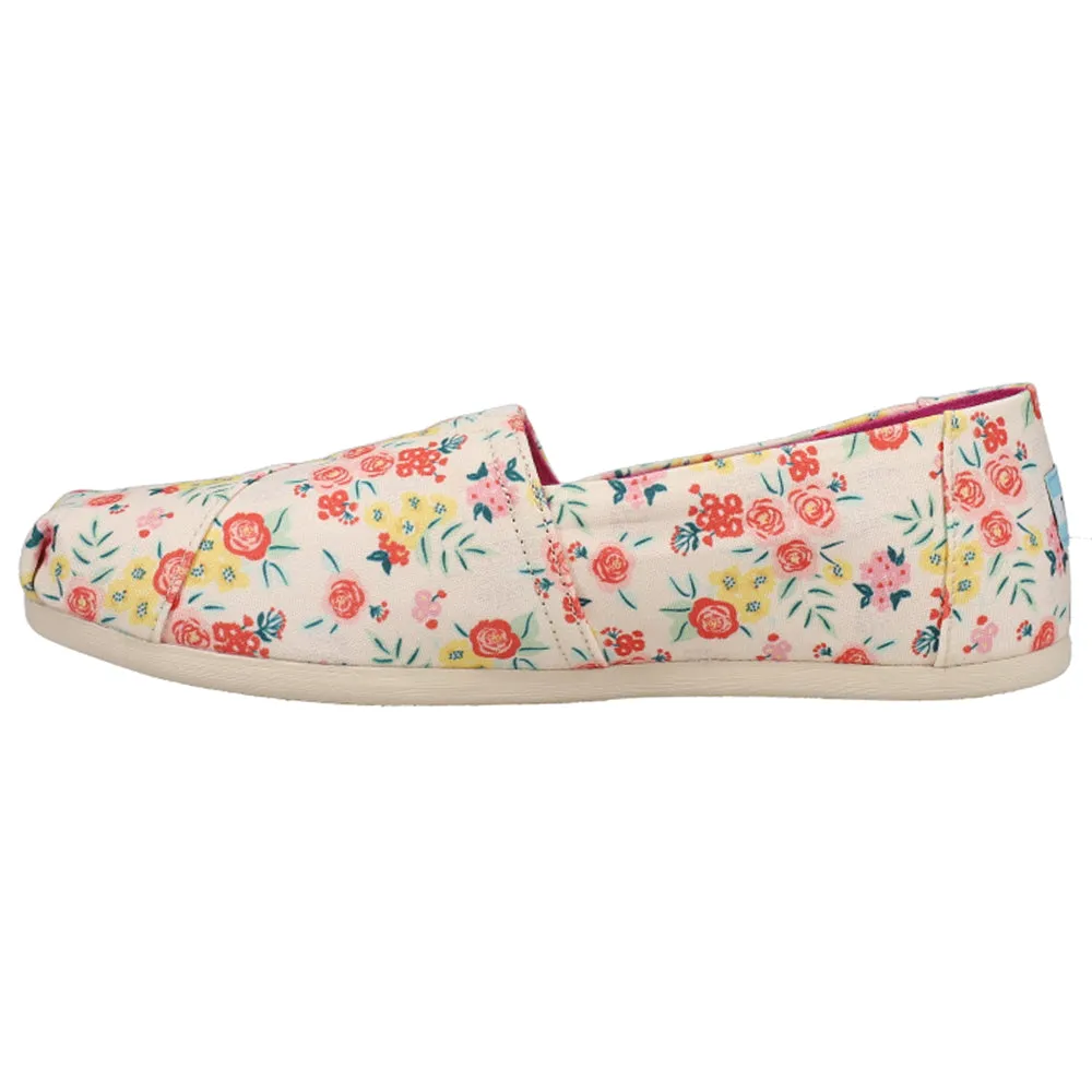 Alpargata Floral Slip On Flats