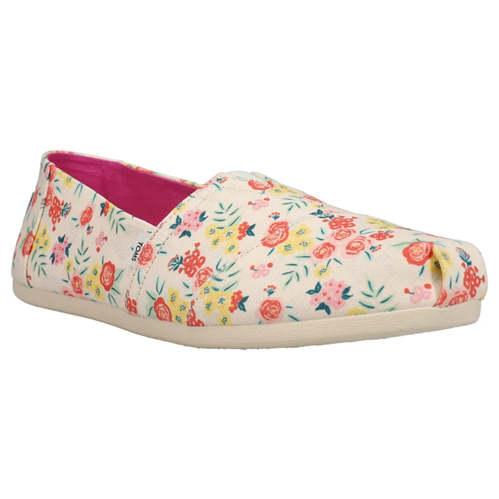 Alpargata Floral Slip On Flats