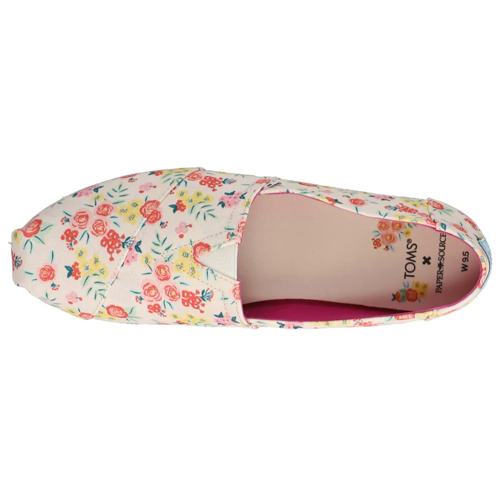 Alpargata Floral Slip On Flats