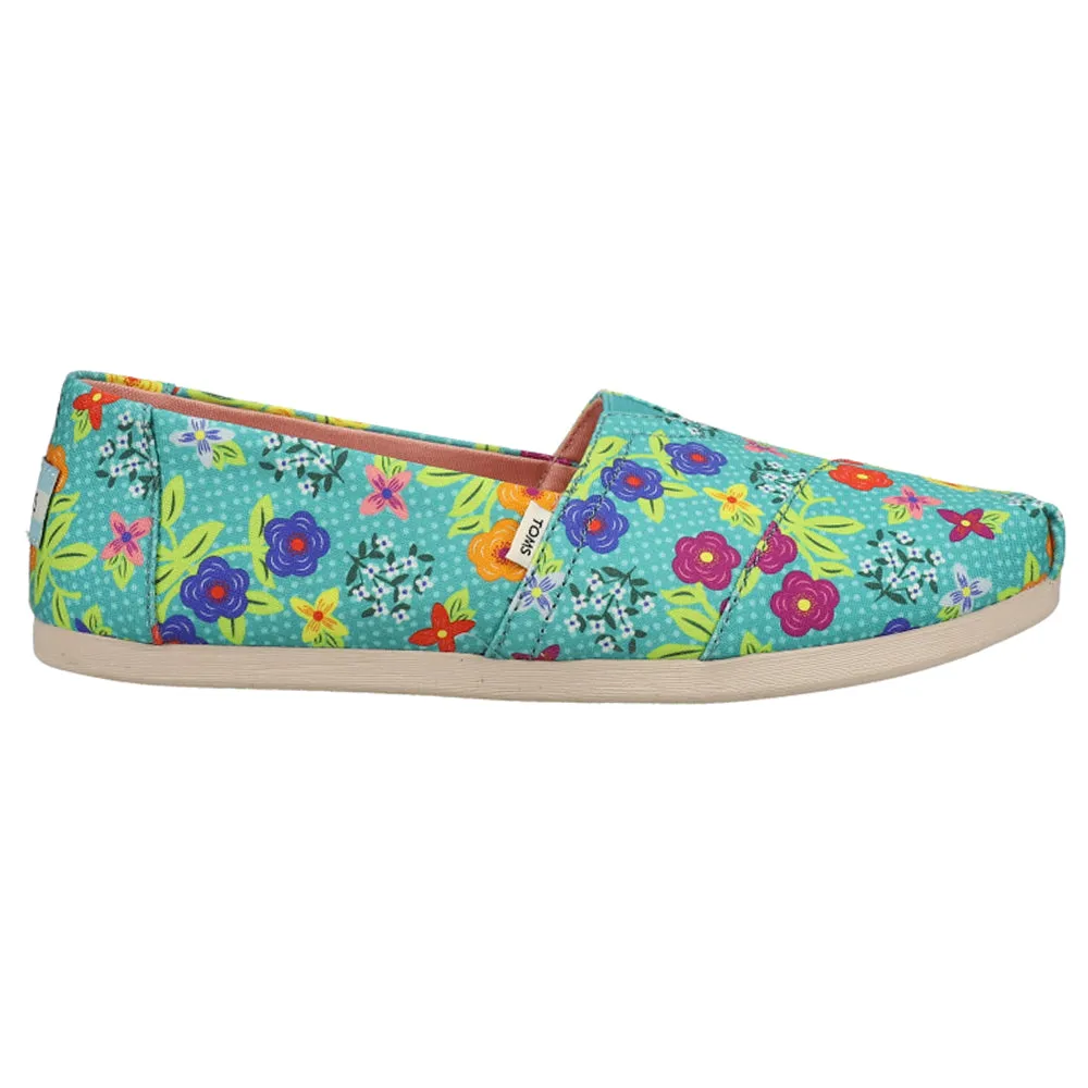 Alpargata Floral Slip On Flats