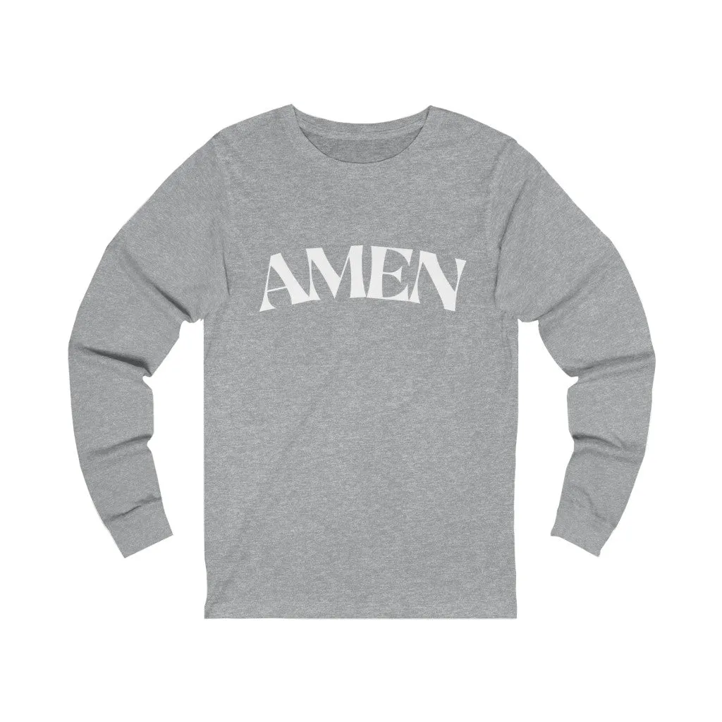 Amen Unisex Jersey Long Sleeve Tee