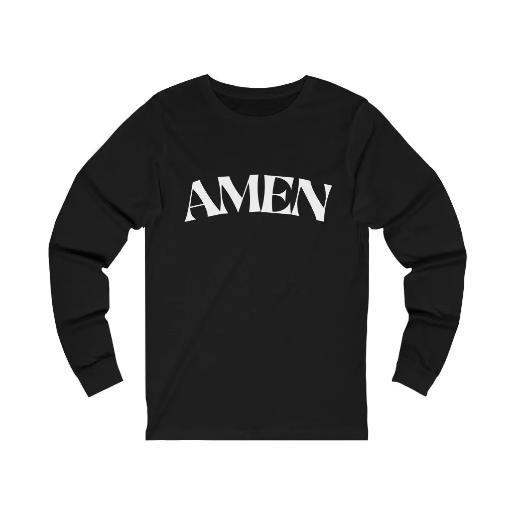 Amen Unisex Jersey Long Sleeve Tee