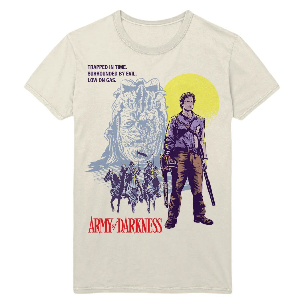 Army of Darkness: Low on Gas (Off White) T-Shirt