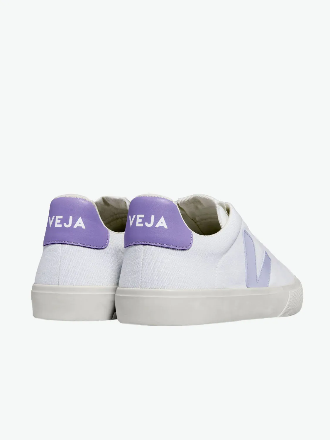 Campo Canvas White Lavender Sneakers