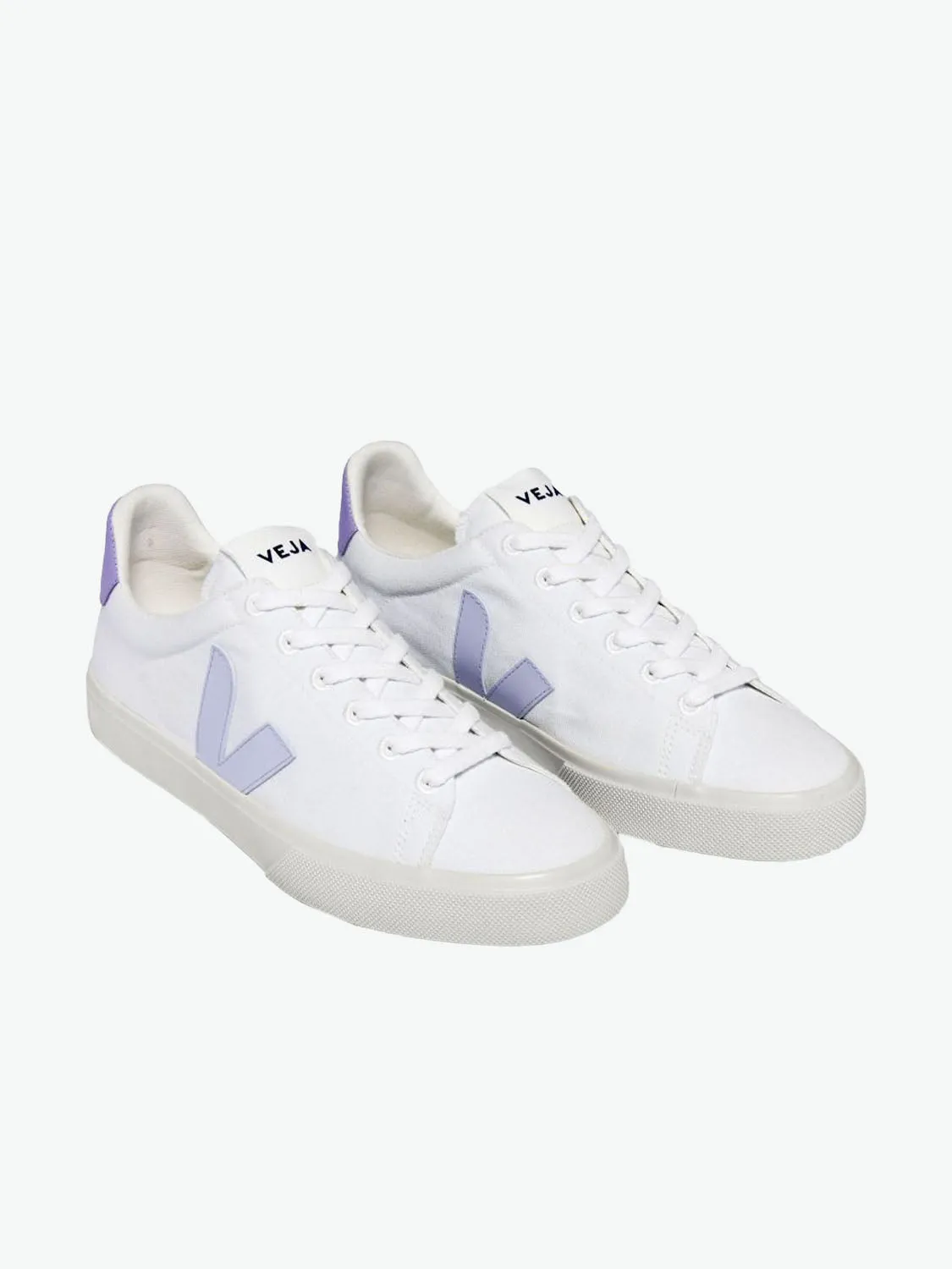 Campo Canvas White Lavender Sneakers