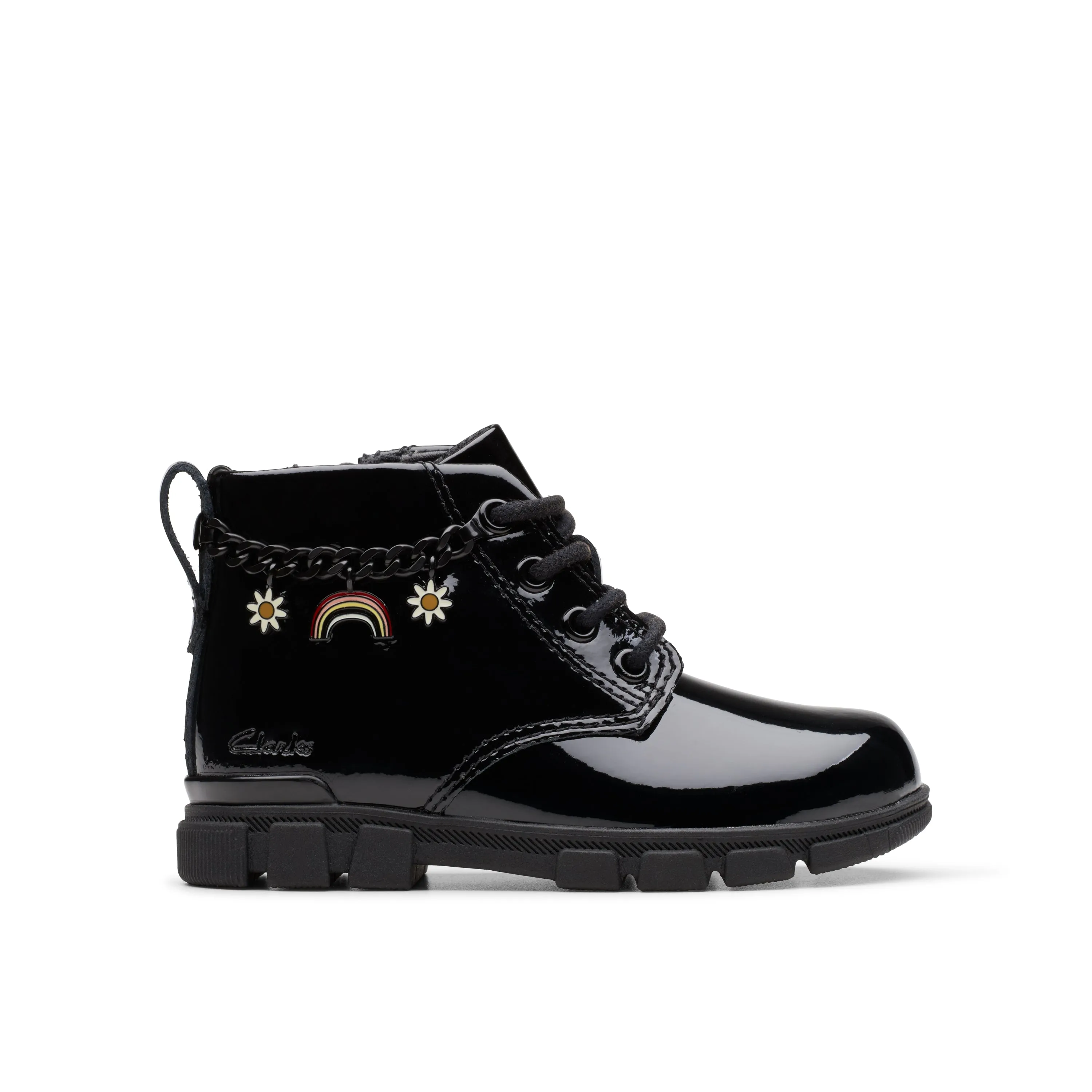 Clarks - Evyn Charm T - Black Patent