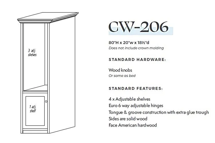 Comfortwood Wall Bed CW-2.0 Series