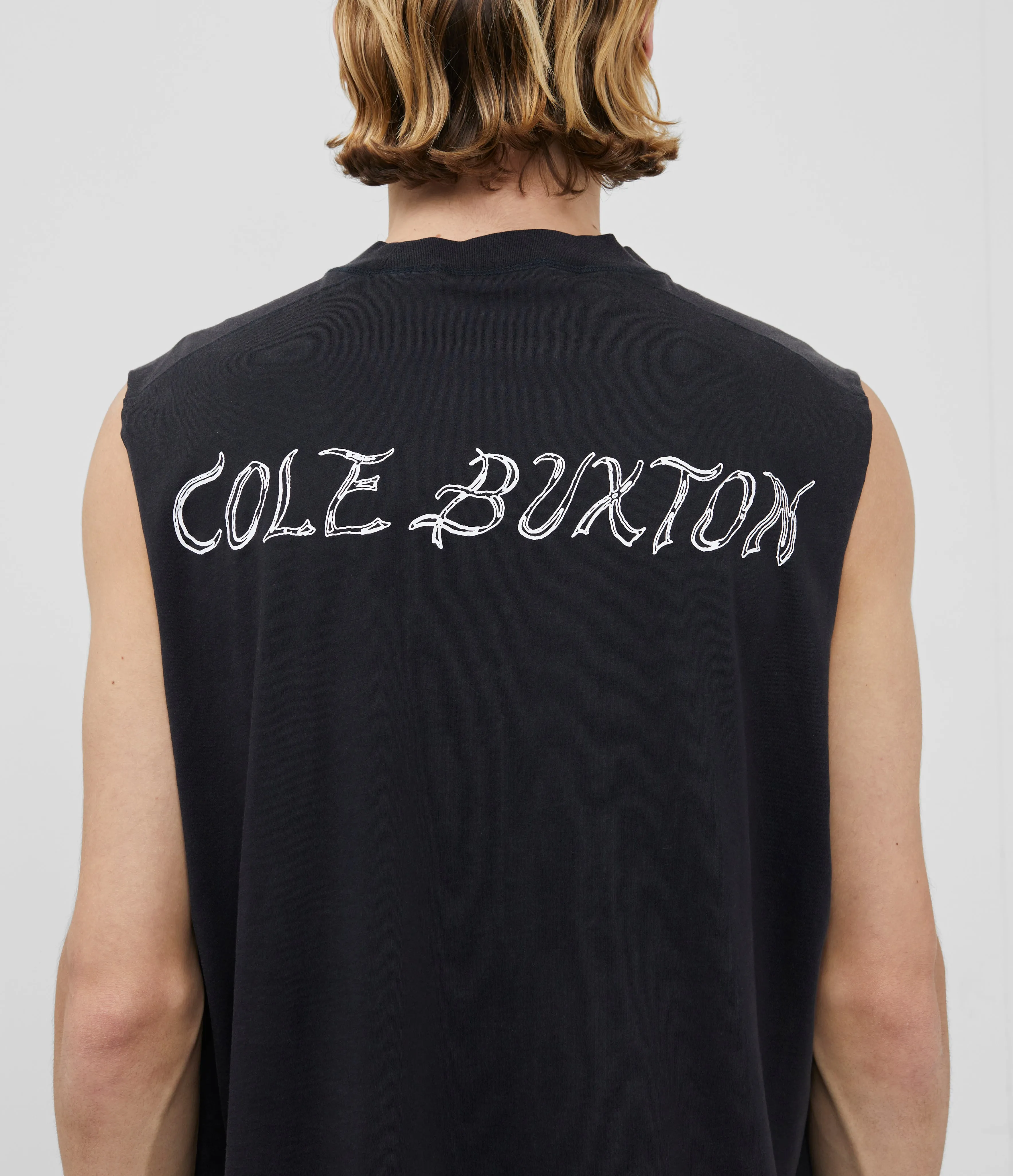 CUT OFF TRUCKER VEST