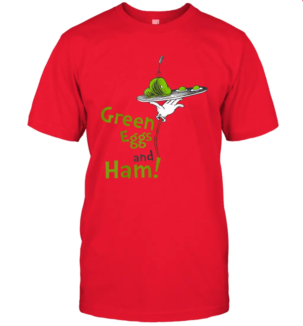 Dr Seuss Green Eggs and Ham Title T-Shirt