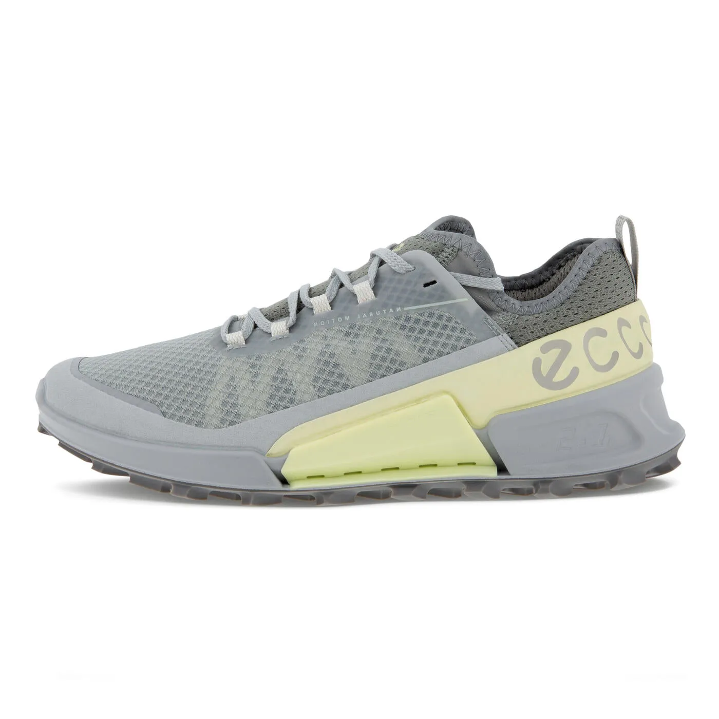 Ecco Biom 2.1 X Country Sneaker - Concrete / Sherbet