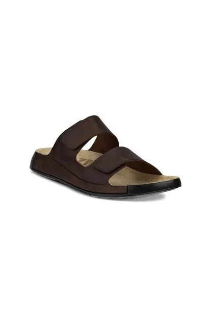 ECCO Cozmo Mens Sandal  500904-02667 in potting soil leather