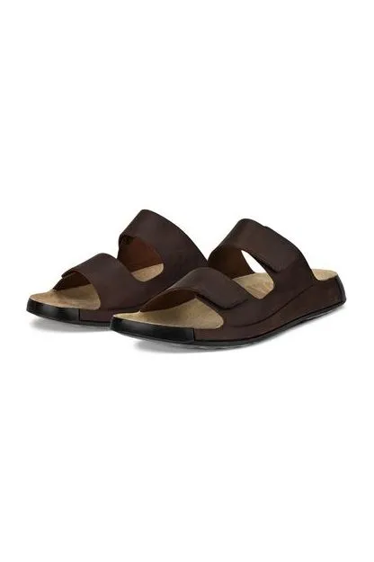 ECCO Cozmo Mens Sandal  500904-02667 in potting soil leather