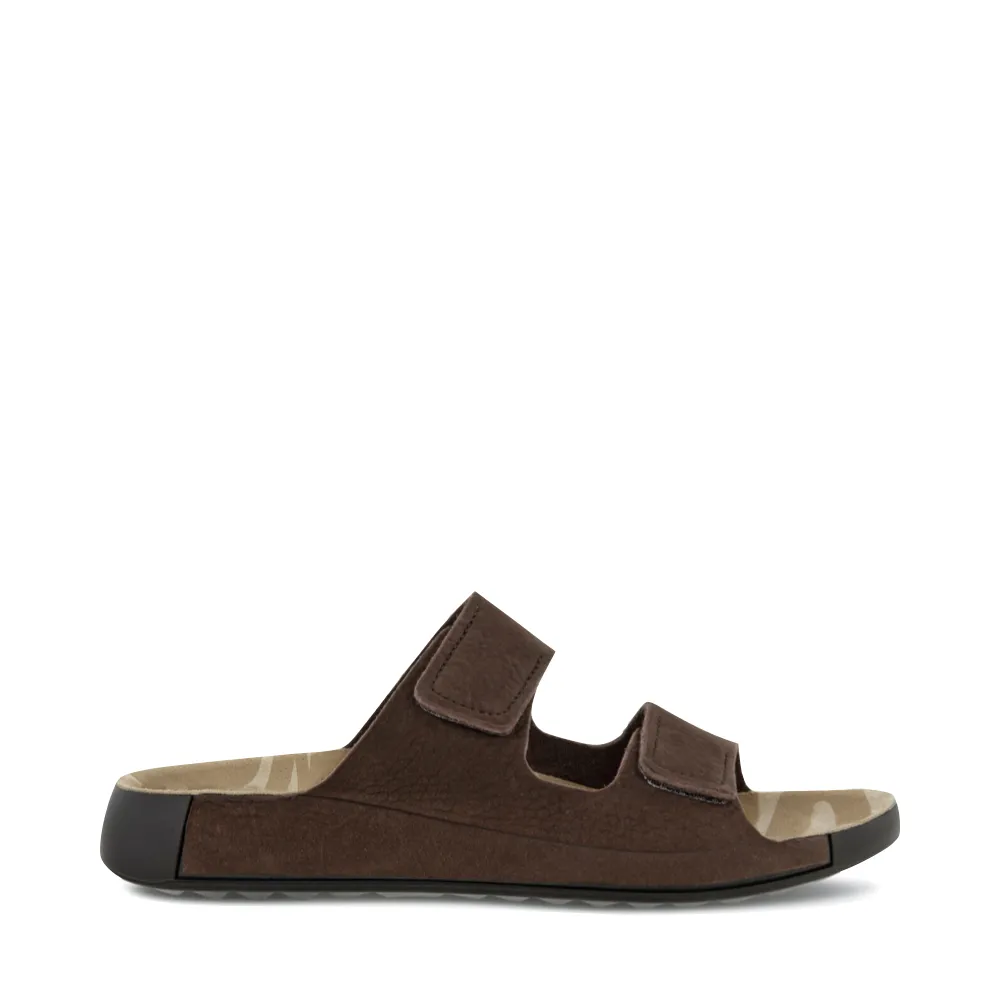 Ecco Men's Cozmo Slide Sandal in Mocha Brown