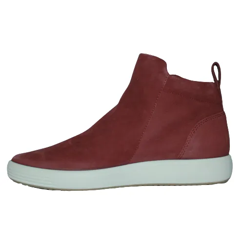 Ecco Zip Ankle Boots - 470313 - Burgundy