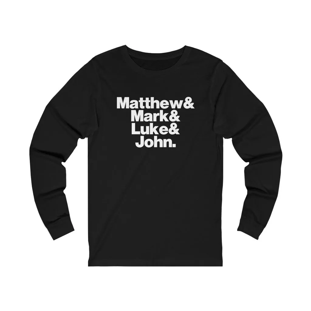 Gospel Names Unisex Jersey Long Sleeve Tee