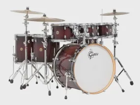 Gretsch Catalina Maple 7-Piece Drum Shell Pack, Deep Cherry Burst (CM1-E826P-DCB)