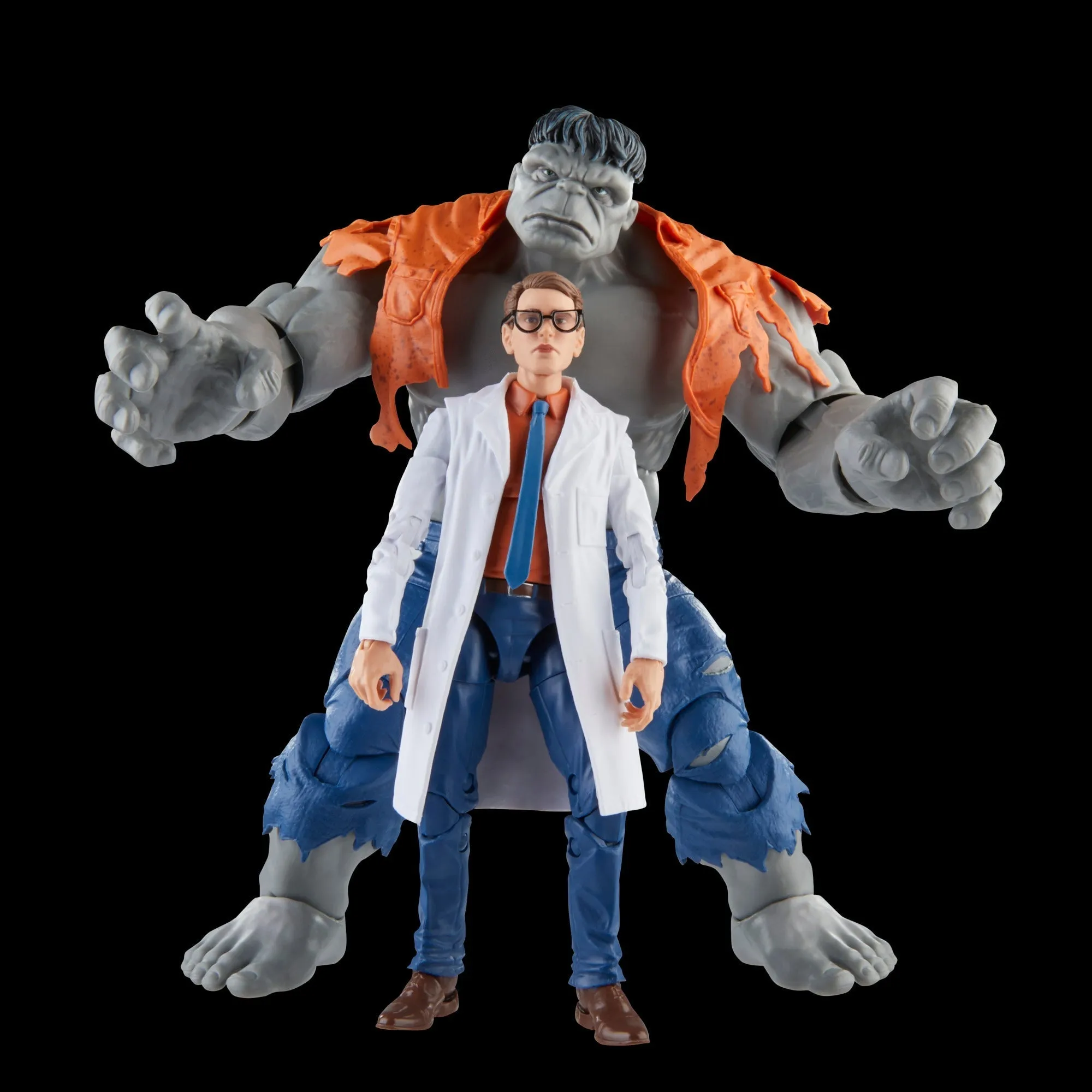 Hasbro Marvel Legends Series Gray Hulk and Dr. Bruce Banner - Presale