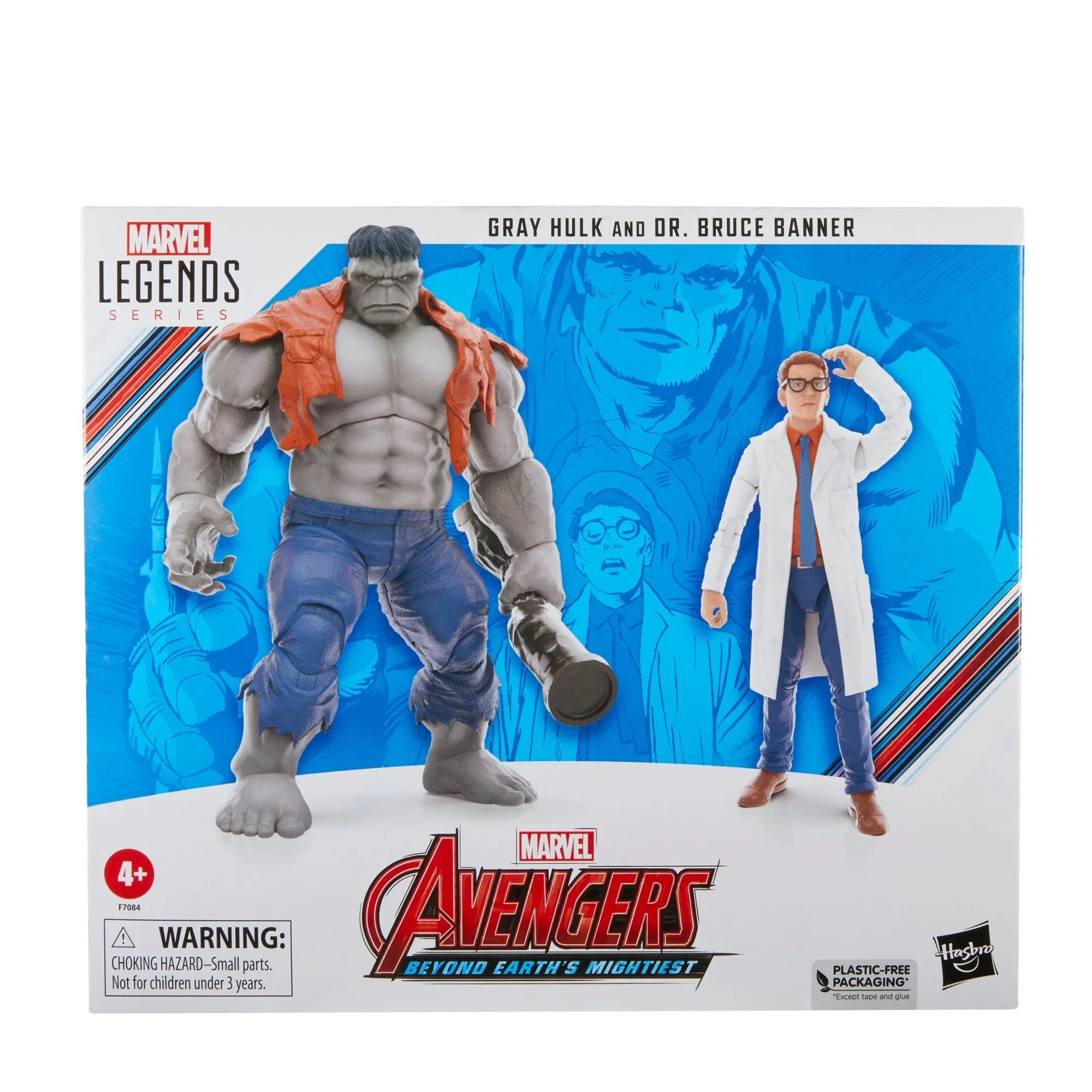 Hasbro Marvel Legends Series Gray Hulk and Dr. Bruce Banner - Presale