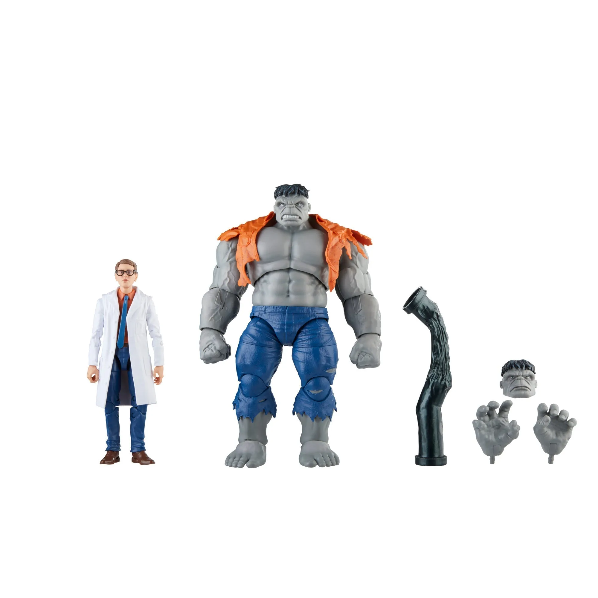 Hasbro Marvel Legends Series Gray Hulk and Dr. Bruce Banner - Presale