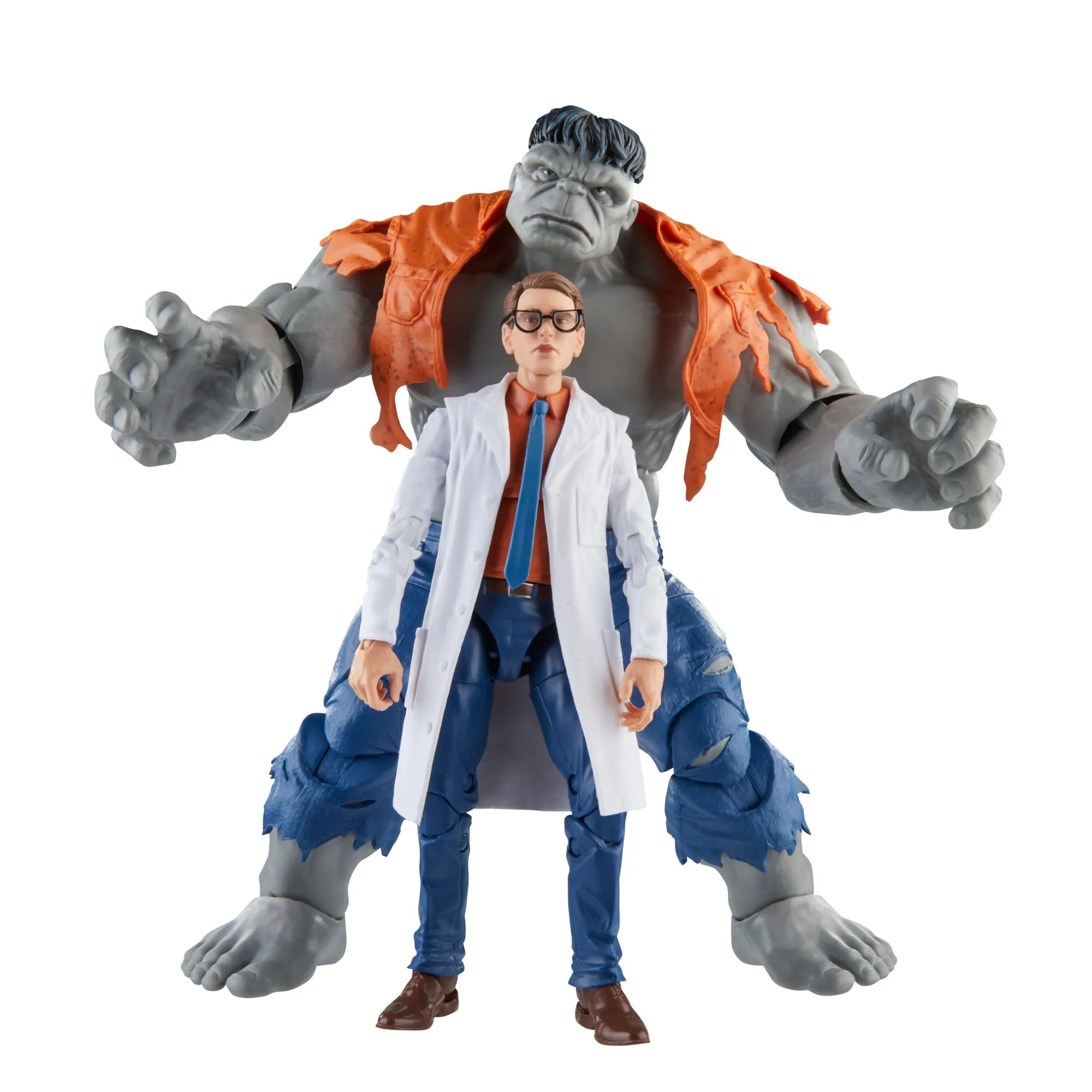 Hasbro Marvel Legends Series Gray Hulk and Dr. Bruce Banner - Presale