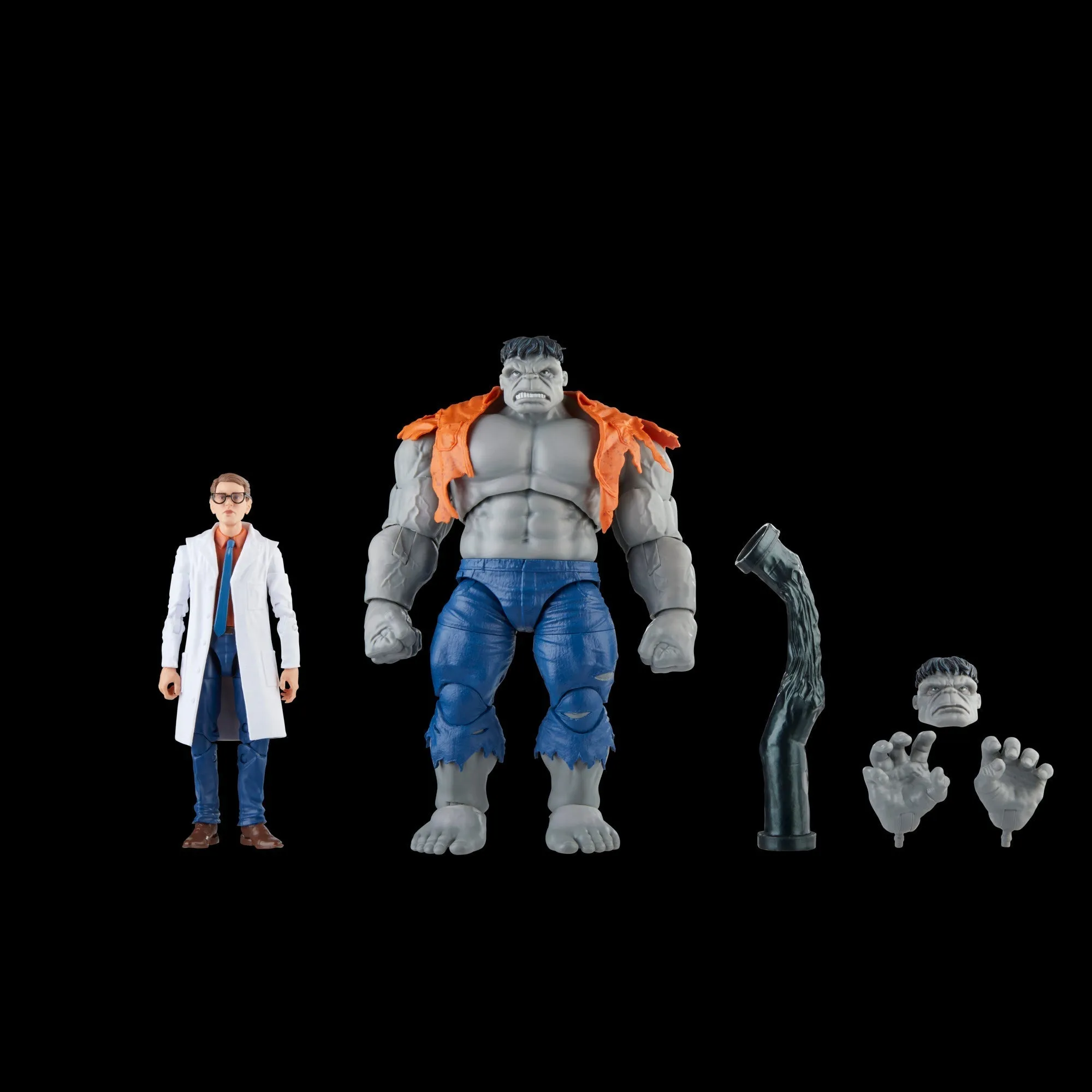 Hasbro Marvel Legends Series Gray Hulk and Dr. Bruce Banner - Presale