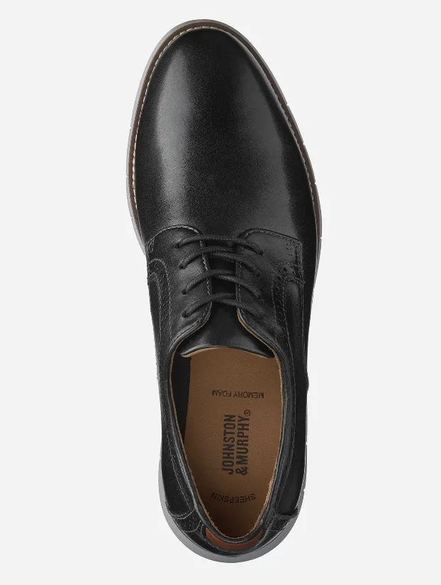 Holden Plain Toe Black - Johnston Murphy