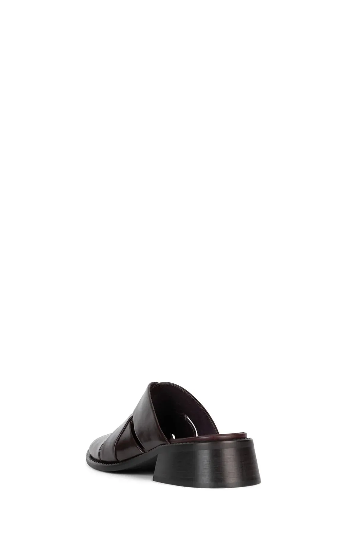 JEFFREY CAMPBELL HOMMES MULE-DK BROWN