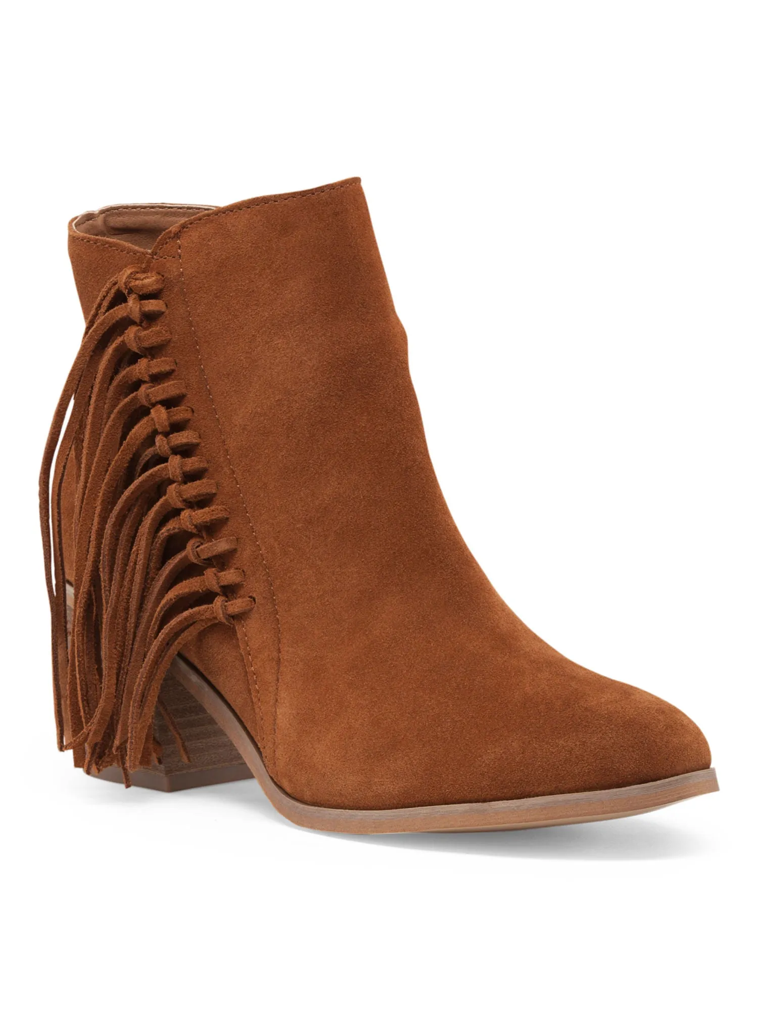 KENNETH COLE REACTION Suede Fringe Bootie