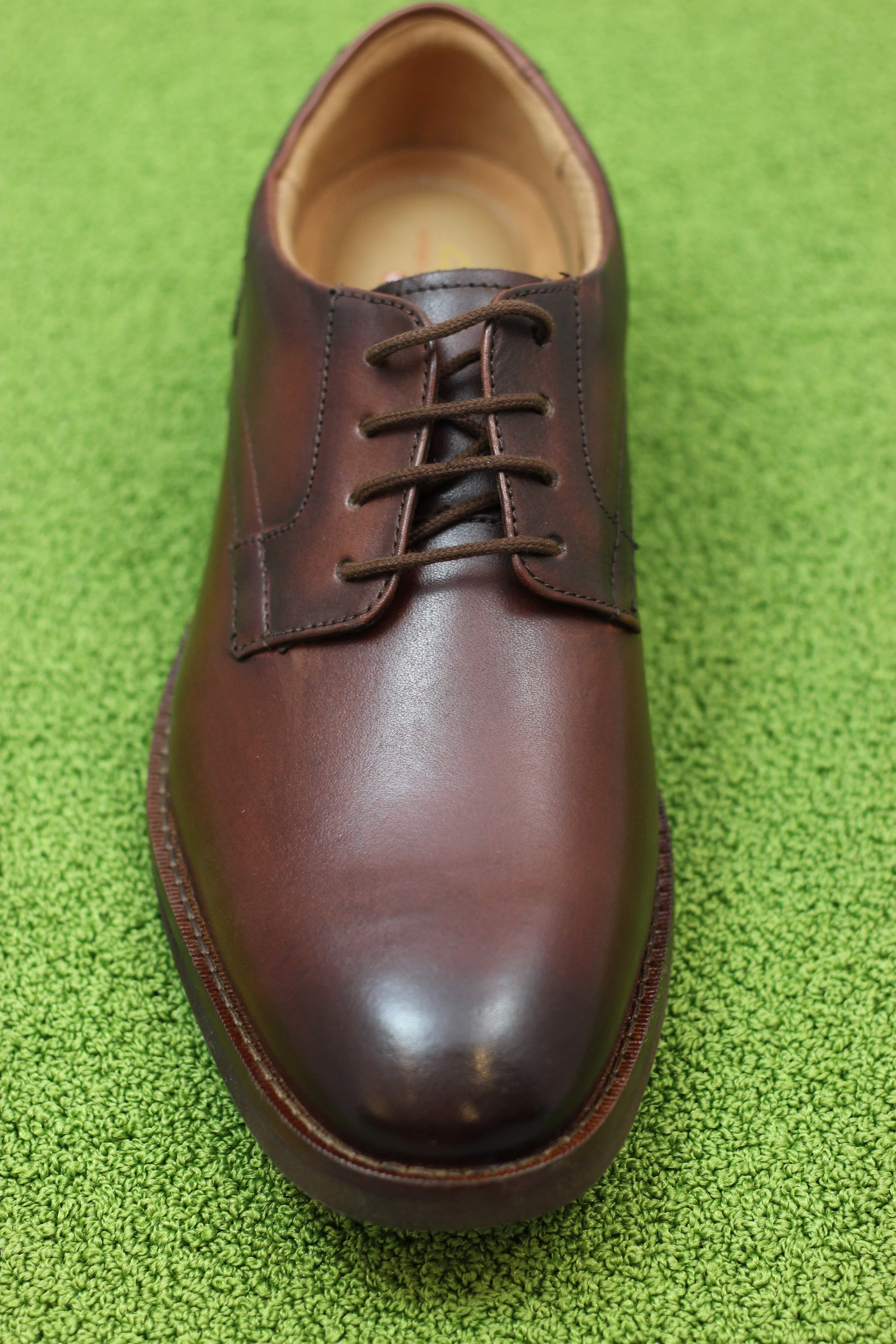 Men's Hugh Lace Oxford - Brown Leather