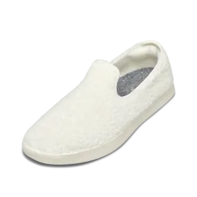 Men's Wool Lounger Fluffs - Natural White (Cream Sole)