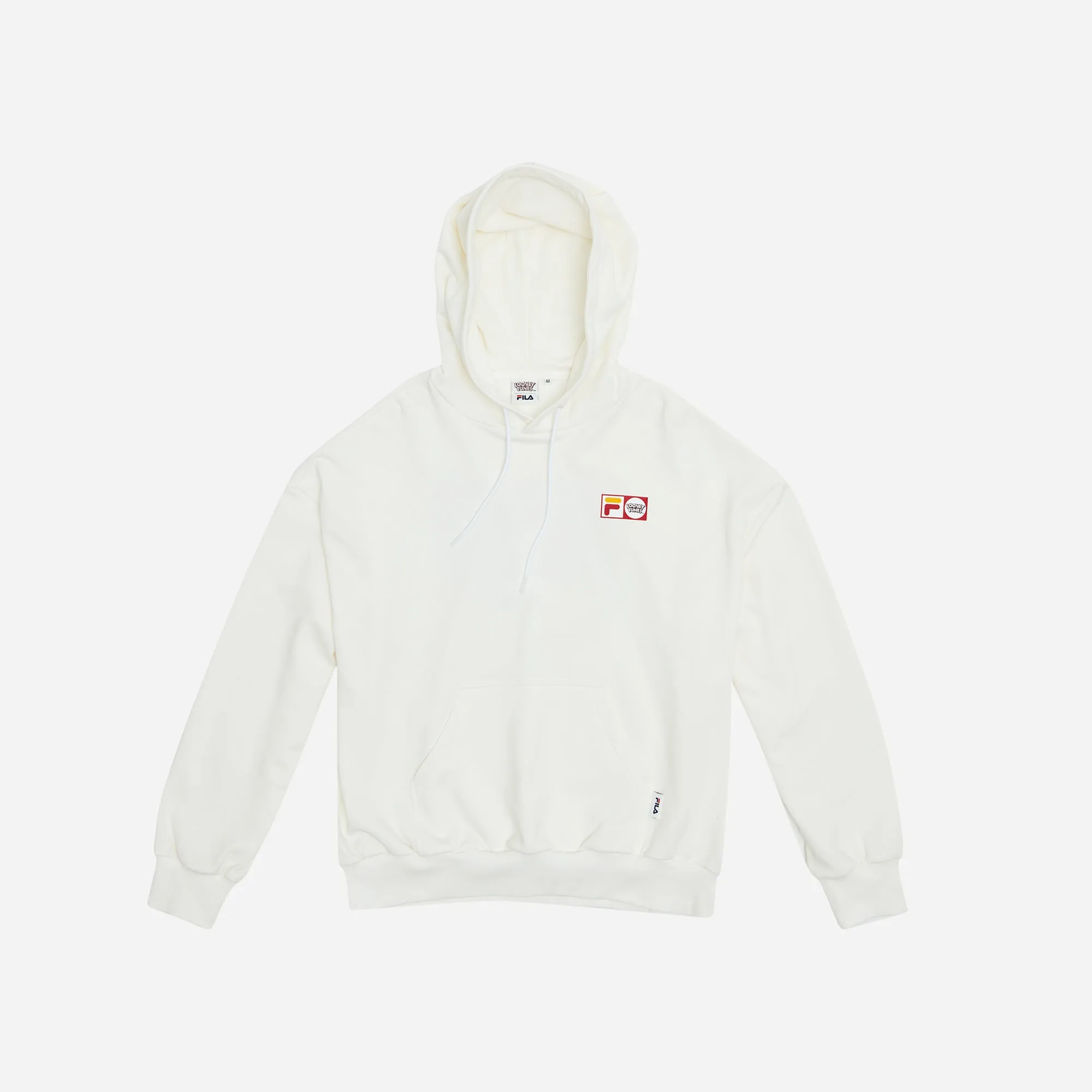 Áo Hoodie Unisex Fila Phối Họa Tiết - Trắng