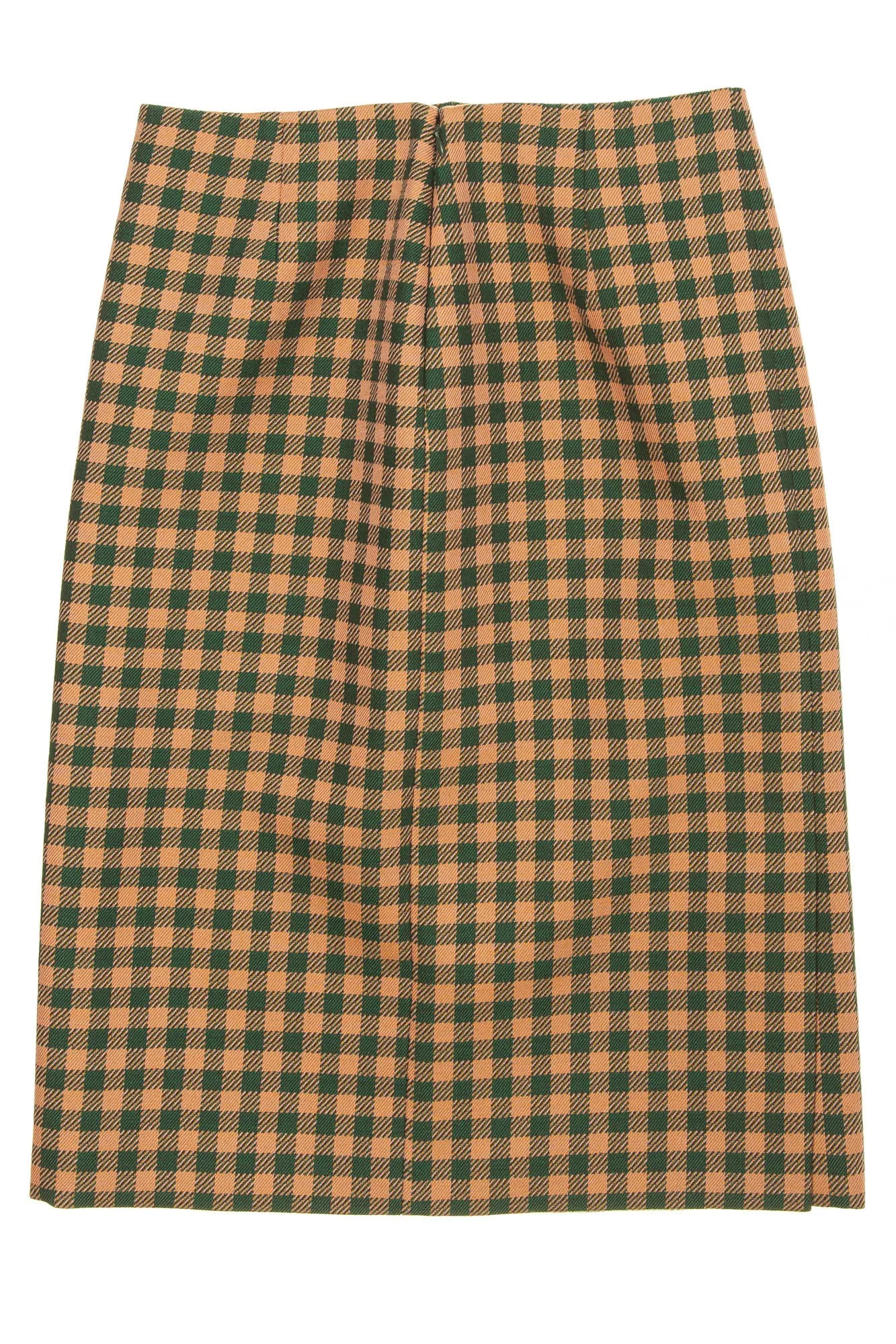 Prada - Brand New Pink and Green Plaid Skirt - IT 40