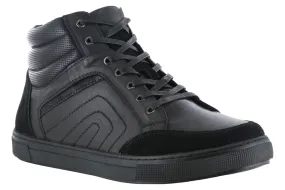 Propet Kenton High Top Casual Sneaker All Black