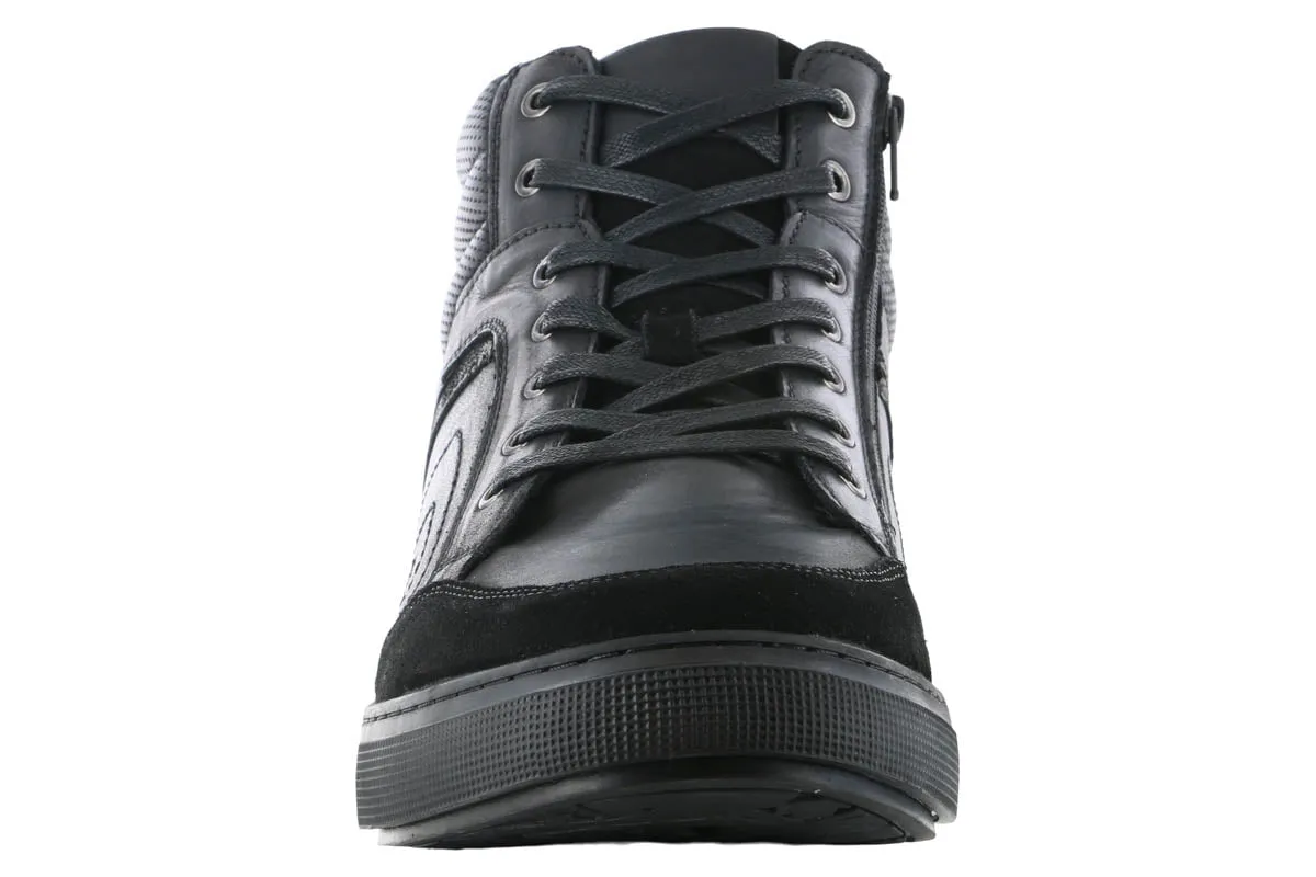 Propet Kenton High Top Casual Sneaker All Black