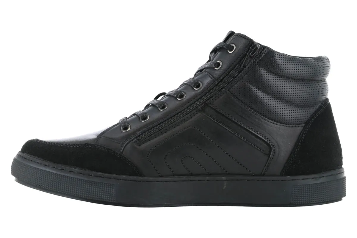 Propet Kenton High Top Casual Sneaker All Black