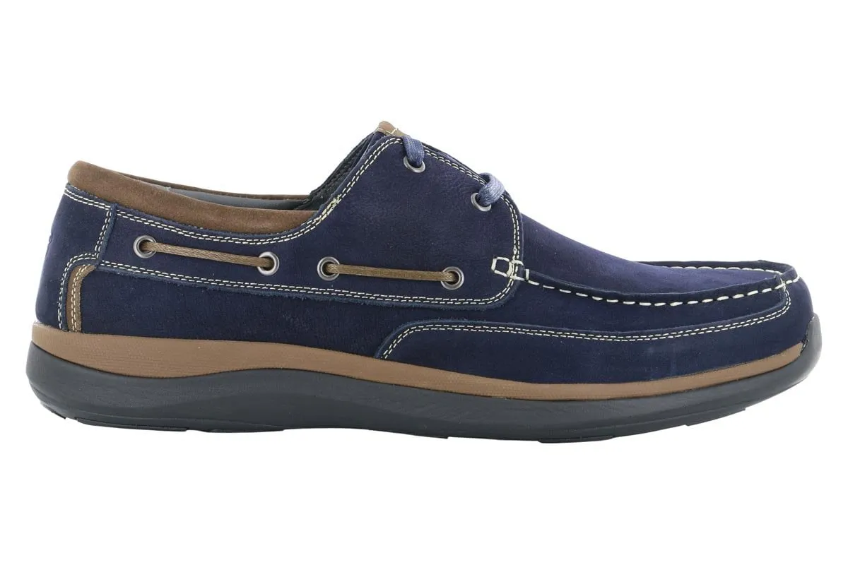 Propet Pomeroy Boat Shoe Navy