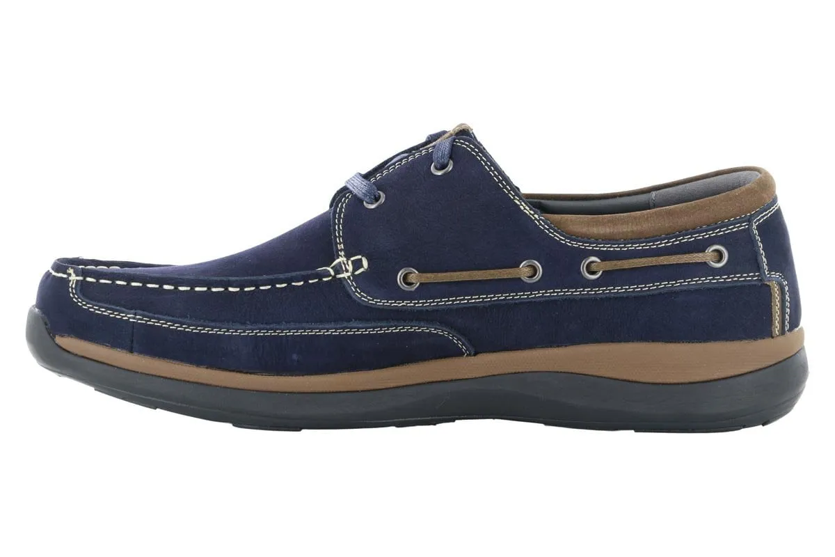 Propet Pomeroy Boat Shoe Navy