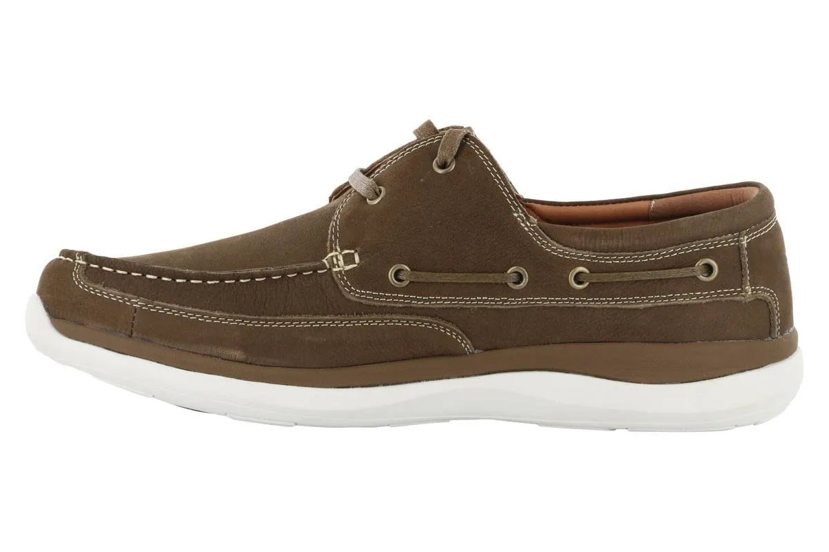 Propet Pomeroy Boat Shoe Timber