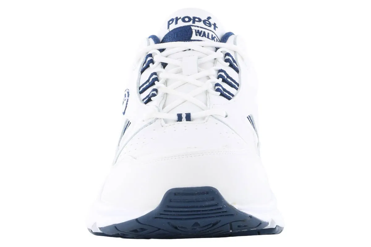 Propet Stability Walker White Navy