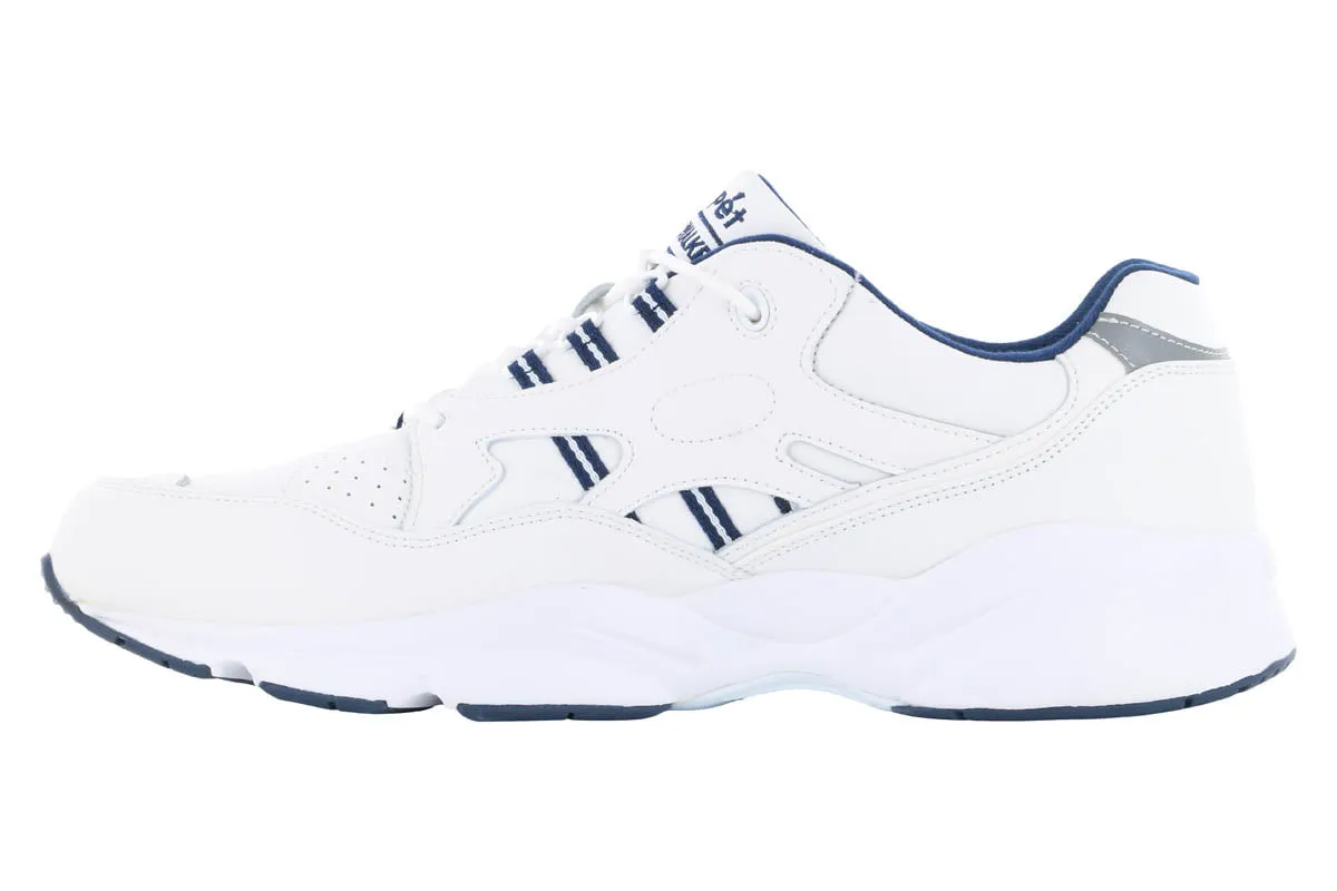 Propet Stability Walker White Navy