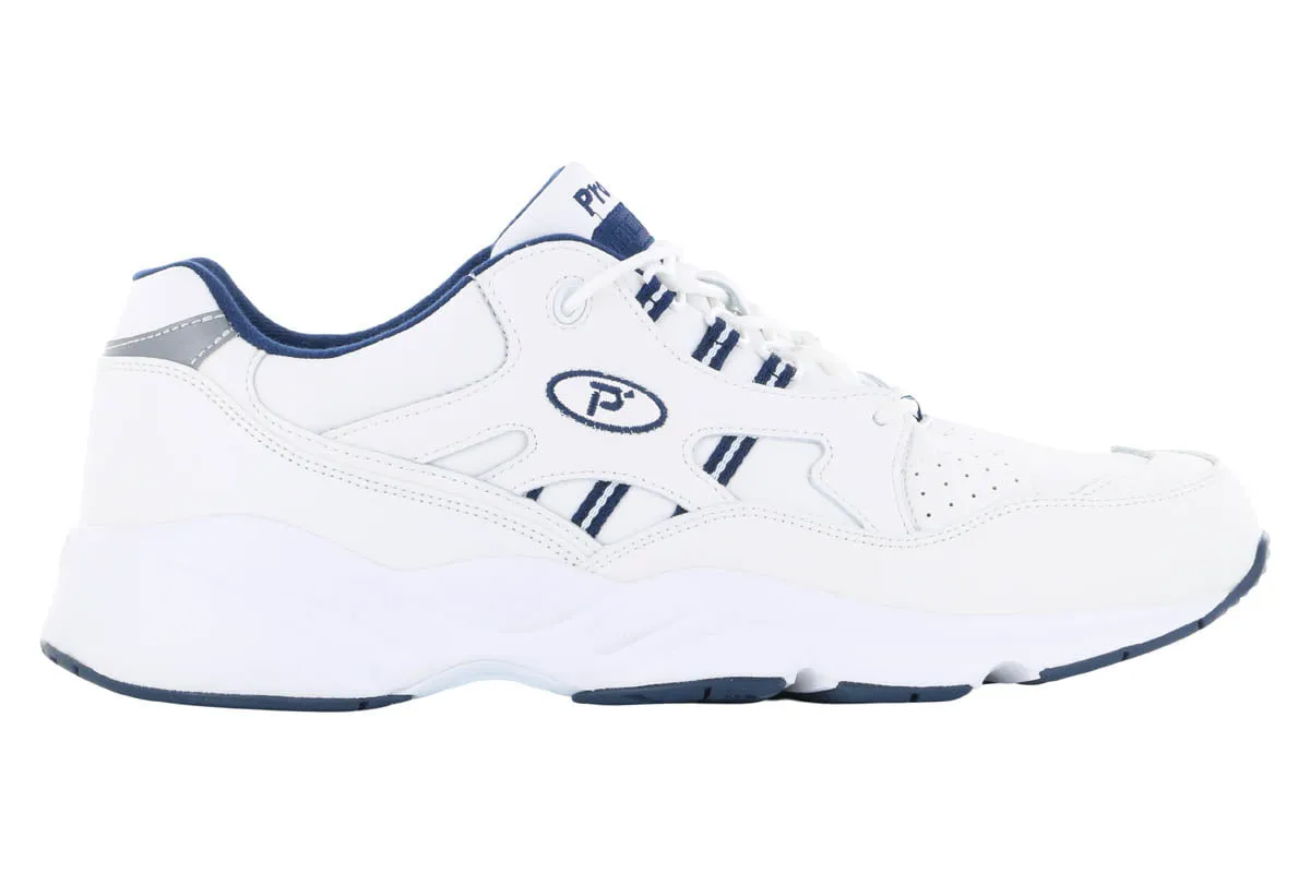 Propet Stability Walker White Navy