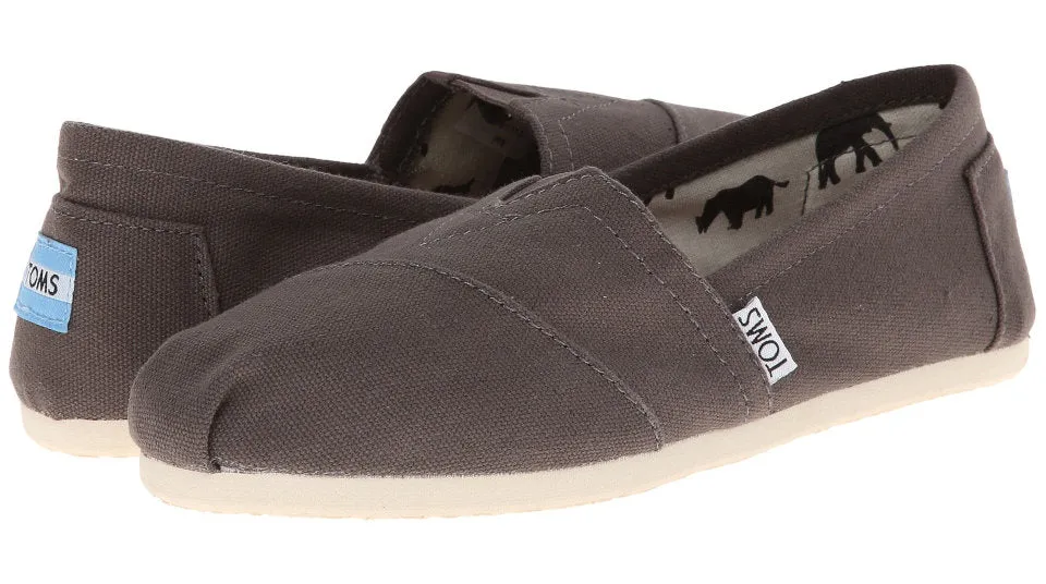 TOMS Classic Ash Canvas - Women's